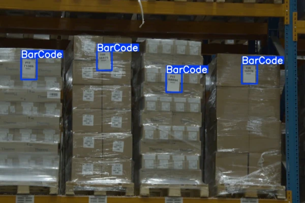 Vision par ordinateur - étiquette logistique